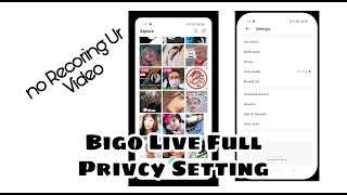 Bigo Full Privcy Setting Bigo Live Streaming Privcy Bigo Live Setting