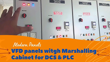 New modern VFD standard Panel with DCS/PLC marshalling cabinet inbuild