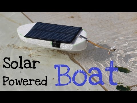 How To Make A Solar Powered Boat | Simple Tutorial