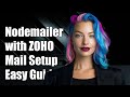 Nodemailer with ZOHO mail