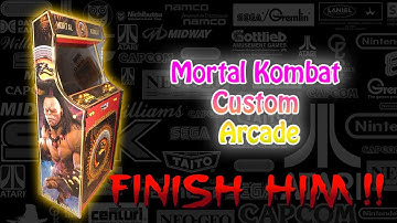 Finish Him! MORTAL KOMBAT Custom Arcade Build By SHAR-KADE