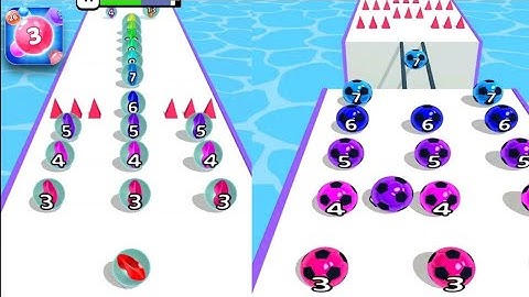 Marble run 3D-Color Ball Race Gameplay (Android, iOS) Update Level 13 to 16