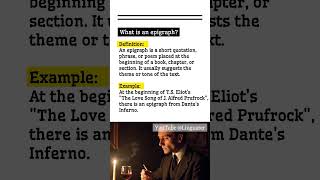 Download Lagu What is an Epigraph? | Epigraph Definition and Example in Literature #Shorts #literaryterms #englit MP3 Download Lagu What is an Epigraph? | Epigraph Definition and Example in Literature #Shorts #literaryterms #englit MP3