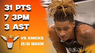 Noah Clowney Career High 31 Points Vs Knicks Full Highlights 11242025