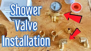 Delta Shower Valve Installation: Using SharkBite Adapters