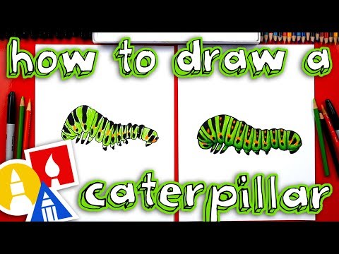 Video: How To Draw A Caterpillar