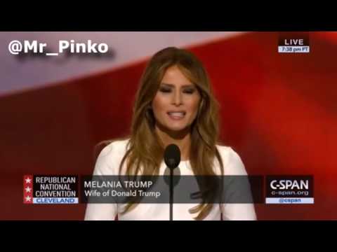 Video: Melania Trump Ha Anche Plagiato Rick Astley Nel Suo Discorso?