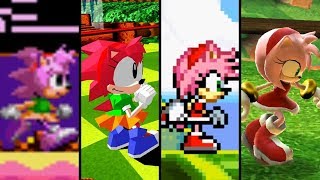 Evolution of Amy Rose (1993 - 2018)