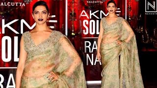 Deepika Padukone At The Sabyasachi Show At Lakme Fashion Show 2016