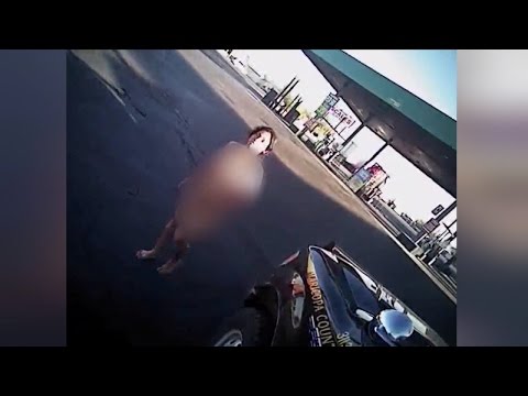 Dash Cam Video Shows Naked Woman Stealing Police Car: Cops