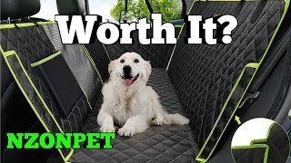 NZONPET Car Seat Hammock / Cover Review