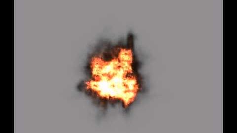 Autodesk Maya Fluids Explosion
