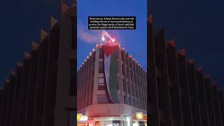 Yesterday, protesters took over the building in front of the Israeli embassy in Athens, Greece.