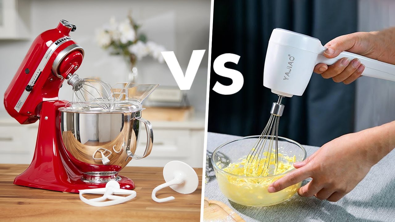 Stand Mixers vs. Hand Mixers: What's the Difference?