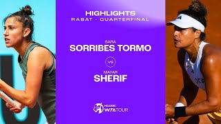 Sara Sorribes Tormo vs. Mayar Sherif | 2024 Quarterfinal | WTA Match Highlights