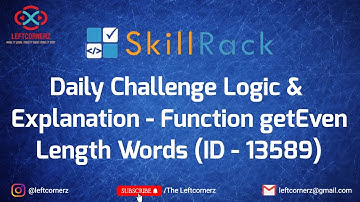 function - get even length words (23-07-2021) | skillrack daily challenge