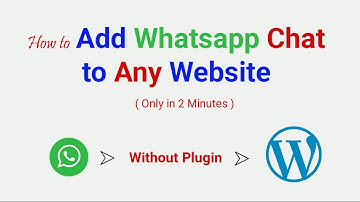 How To Add | Integrate WhatsApp Chat On Your Website | Urdu | Hindi