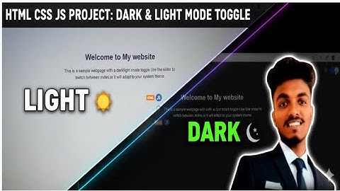 Build a Dark/Light Mode Switcher — Step by Step Beginners Project