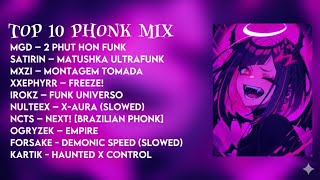 🔥TOP 10 VIRAL AURA PHONK SONGS | BRAZILIAN PHONK MIX 2025 | AGGRESSIVE BRAZILIAN PHONK MIX