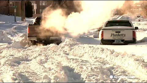 The dig out continues in North Dakota