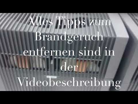 Brandgeruch entfernen - wie bekomme ich den Geruch aus der Wohnung?