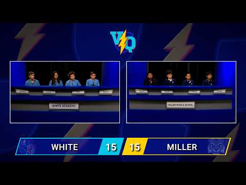 Junior Varsity Quiz | White Academy vs Miller Middle School