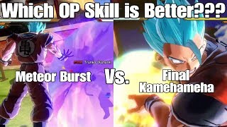 Xenoverse 2 Skill Test Final Kamehameha Vs Meteor Burst Two Extremely OP Ultimate Attacks