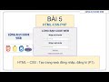 Bài 5: Lập trình web cho người mới bắt đầu : Tạo trang web đăng nhập ,đăng kí HTML,CSS,PHP (P1) .