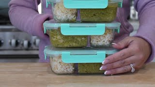REVIEW M MCIRCO Glass Meal Prep Containers 2 Compartments