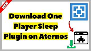 How to Download One Player Sleep Plugin on Aternos (2026) | Full Guide