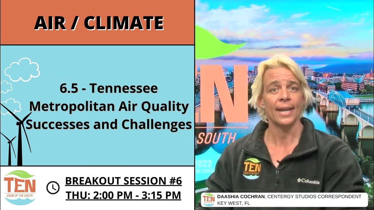 Air Category Breakdown at the 2022 Tennessee Environmental Network Show