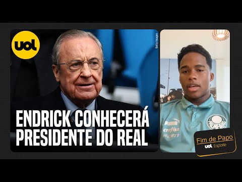 ENDRICK DIZ QUE VAI PASSAR FÉRIAS NA ESPANHA E VAI CONHECER O PRESIDENTE DO REAL MADRID