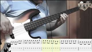 Coldplay  -  Clocks Bass Cover with TAB