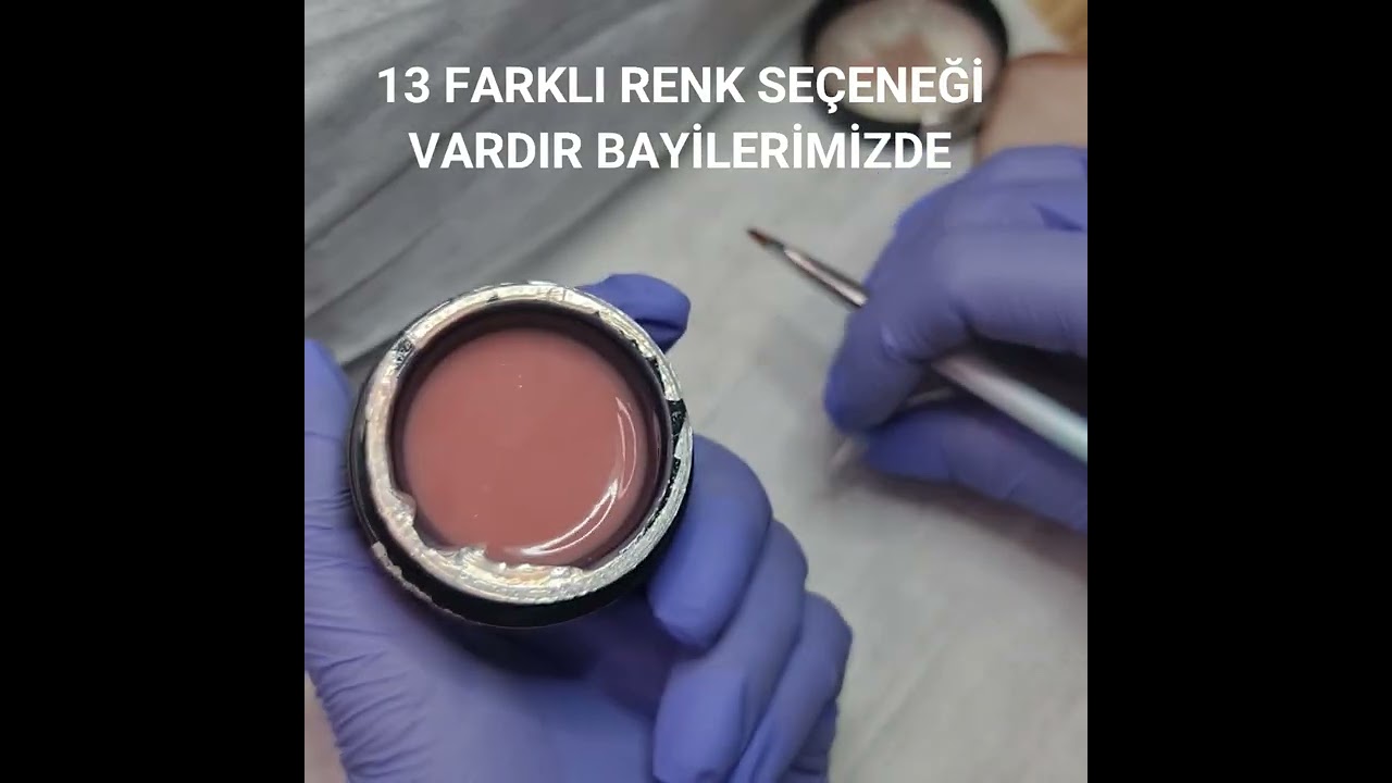 Compozit üst form sistem protez tırnak yapımı tnl soft jel ile