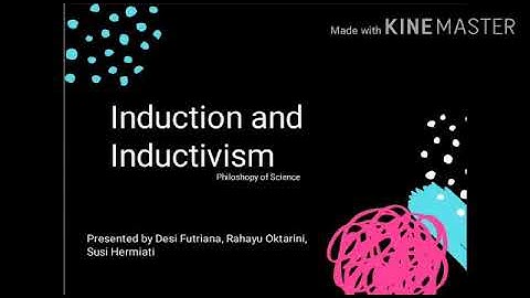 INDUCTION AND INDUCTIVISM