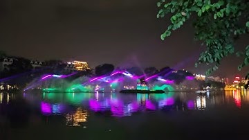 Tháp Rùa khoác áo mới. Hồ Hoàn Kiếm rực sáng | Hoan Kiem Lake 3d Mapping 