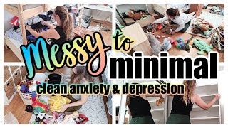 REAL LIFE MESSY HOUSE CLEAN DECLUTTER AND ORGANIZE WHILE LIVING WITH ANXIETY AND DEPRESSION