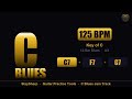 C Blues Metronome Play Along | 125 BPM | 12-Bar Blues | Stay Sharp Guitar