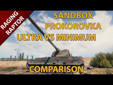 World of Tanks Sandbox: HD PROKOROVKA, ULTRA VS MINIMUM