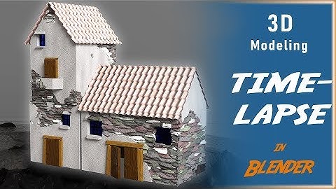 Dear Gloria: Part 7 - Blender 2.8 Timelapse - Basic Cottage