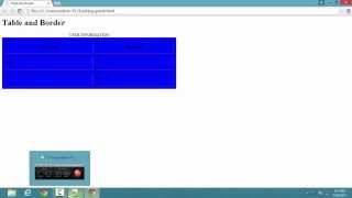 How To Create Table And Border in HTML Tutorial  | CSS3 screenshot 5