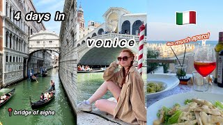 4 DAYS IN VENICE, ITALY | what to see, do & eat - so much aperol, pasta + pizza | travel vlog 🇮🇹