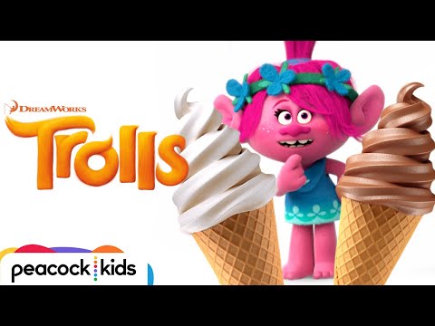 Chocolate VS Vanilla | Troll 2 Troll | DREAMWORKS' TROLLS