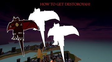 How to get Destoroyah fast! Kaiju Universe (Roblox)