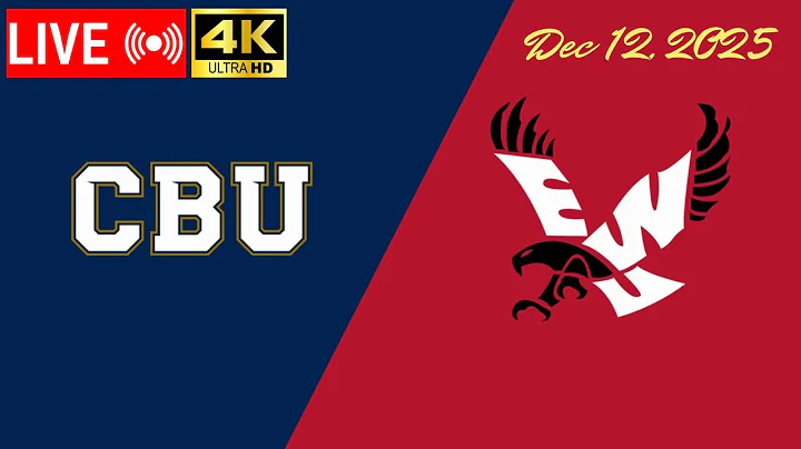 California Baptist vs Eastern Washington LIVE 4K | NCAAM 2025 | Men's College Basketball🏀