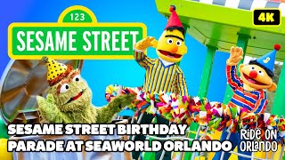 Sesame Street Birthday Parade at SeaWorld Orlando  New For 2024