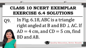 Exercise 6.4 Q9 NCERT Exemplar  Class 10 Maths @MathsTeacher