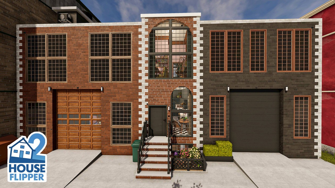 Narrow 14x42 Block Townhouse - House Flipper 2 Sandbox Mode