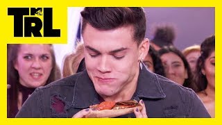 The Dolans Twins Eat Bugs on Pizza | Twin Crust | TRL