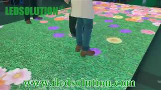 INTERACTIVE LED FLOOR- FLOWER